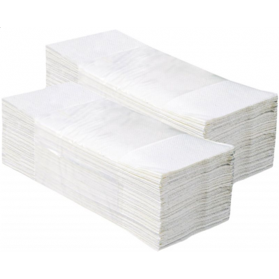 Białe ręczniki papierowe ZZ w składce Merida Klasik